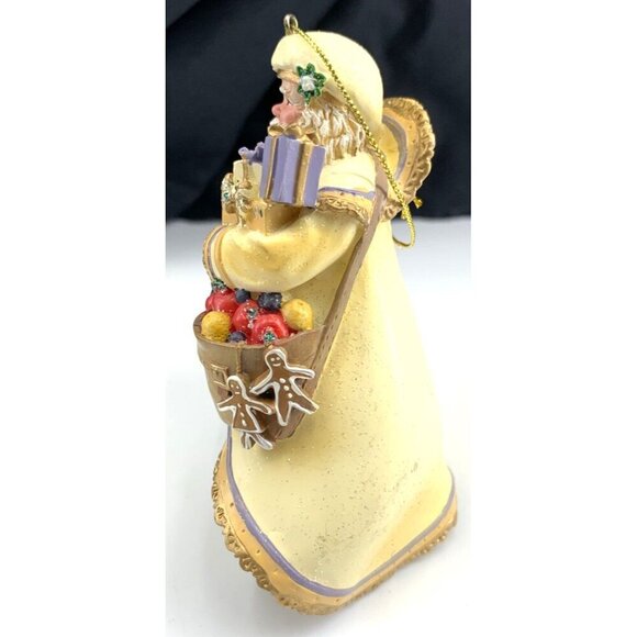 Thomas Kinkade Old World Santa Christmas Snowfall Santa Ornament 4" Vintage - Picture 3 of 6